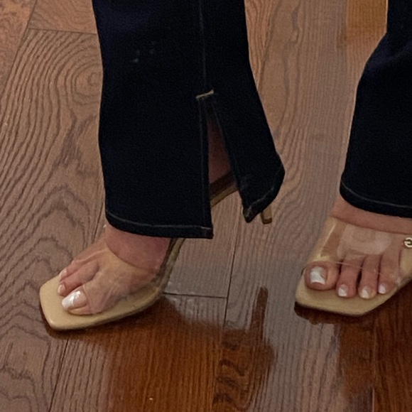 EXPRESS WOMEN SKYSCRAPER MID RISE BLUE JEANS SIZE 4R - Picture 6 of 17